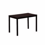Tavolino in ferro basso con top in legno rivestito ignifugo 1 IM