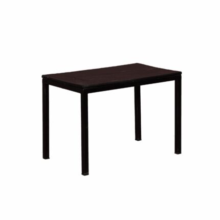 Tavolino in ferro basso con top in legno rivestito ignifugo 1 IM